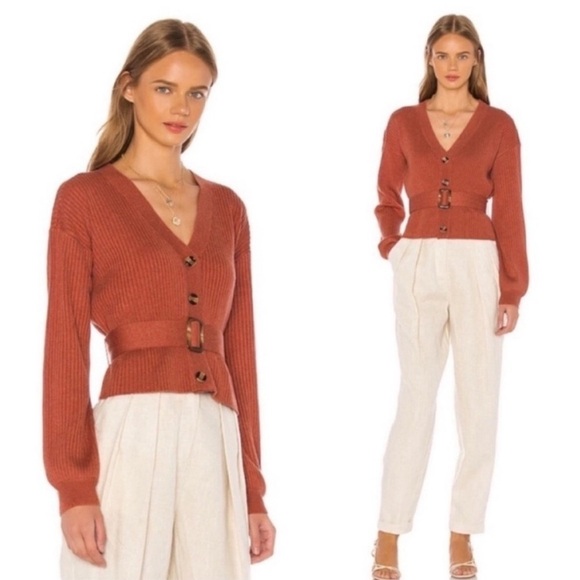 Song of Style Romi Cardigan Terracotta - Picture 1 of 6
